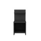 Decorotika Ullman Nightstand With Shelves Bedside Table - Anthracite