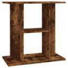vidaXL Aquarium Stand Smoked Oak 60x30x60 cm Engineered Wood