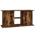 vidaXL Aquarium Stand Smoked Oak 121x41x58 cm Engineered Wood