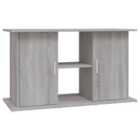 vidaXL Aquarium Stand Grey Sonoma 101x41x58 cm Engineered Wood