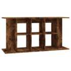 vidaXL Aquarium Stand Smoked Oak 120x40x60 cm Engineered Wood