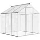 vidaXL Outdoor Aviary Aluminium 183X178X194cm