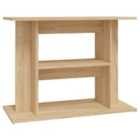 vidaXL Aquarium Stand Sonoma Oak 80x35x60 cm Engineered Wood