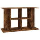 vidaXL Aquarium Stand Smoked Oak 100x40x60 cm Engineered Wood