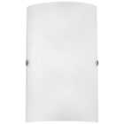 Eglo Troy 3 Glass & Steel Wall Light