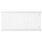 Henrad by Stelrad White 2 Column Classic Designer Radiator - 600mm