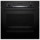 Bosch Series 4 HQA534BB3B Built in Single Oven with added steam - Black