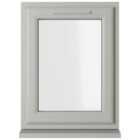Crystal uPVC Agate Grey Right Hand Side Hung Clear Double Glazed Window - 610 x 820mm