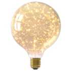 Calex Stars Globe E27 1.5W Non Dimmable Light Bulb - Gold