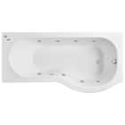 Balterley P Shape Right Hand 8 JET Whirlpool Bath - 1700