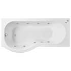 Balterley P Shape Left Hand 8 JET Whirlpool Bath - 1700