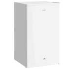 HOMCOM 91L Freestanding Under Counter Fridge with Lock White