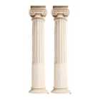Star Cutouts Two Roman Pillars Height 195 cm Cutout