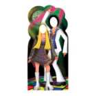 Star Cutouts Disco Couple Stand- In Height 190 cm Cutout