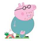 Star Cutouts Peppa Daddy Pig Smiling - Height 121 cm Cutout