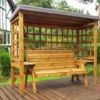 Charles Taylor Wentworth Three Seater Arbour with Grey Canopy