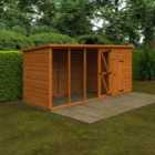 Broadfield 4x4 Animal House + 8ft Run Shiplap