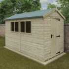 Broadfield 12x6 Tanalised Premier Apex Shed