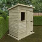 Broadfield 6x4 Tanalised Deluxe Pent Shed