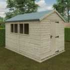 Broadfield 12x8 Tanalised Premier Apex Shed