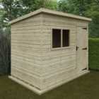 Broadfield 9x6 Tanalised Deluxe Pent Shed