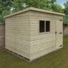 Broadfield 10x8 Tanalised Deluxe Pent Shed