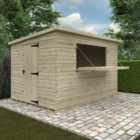 Broadfield 12x8 Tanalised Bar Shed