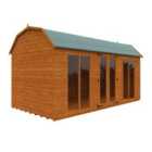 Broadfield 16x8 Barn Full Pane Summerhouse