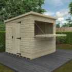 Broadfield 8x8 Tanalised Bar Shed