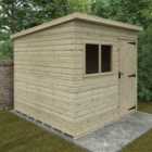 Broadfield 8x8 Tanalised Deluxe Pent Shed