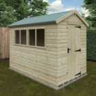 Broadfield 10x6 Tanalised Premier Apex Shed