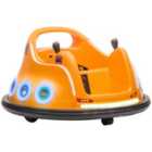 AIYAPLAY Angry Bird Licensed Bumper Car for Kids w/ Joysticks - Orange