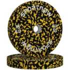 Sportnow Olympic Weight Plates With 5Cm Holes For Weight Lifting, 2 X 15Kg