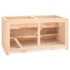 vidaXL Hamster Cage 89.5X45X45cm Solid Wood Fir