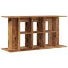 vidaXL Aquarium Stand Old Wood 120x40x60 cm Engineered Wood