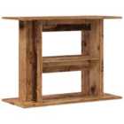 vidaXL Aquarium Stand Old Wood 80x35x60 cm Engineered Wood
