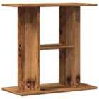 vidaXL Aquarium Stand Old Wood 60x30x60 cm Engineered Wood