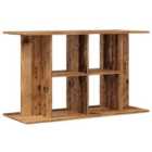 vidaXL Aquarium Stand Old Wood 100x40x60 cm Engineered Wood