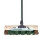 Charles Bentley Charnwood 16 Inch Utility Broom with Scraper