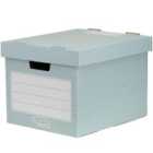 Style Home Storage Box - Green/White 4Pk