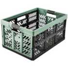 Keeeper Extra Strong Folding Box 45 Litre With Soft-touch Handles - Nordic Green