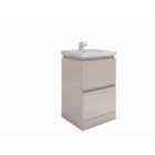 Rak Ceramics Resort 550Mm X 500Mm Floor Standing Basin Unit - Mushroom