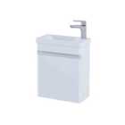 Rak-resort 450 Cloakroom Basin Unit In Matt White