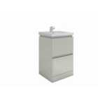 Rak Ceramics Resort 550Mm X 500Mm Floor Standing Basin Unit - Grey