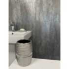 Pzazz Silver Diamante Bathroom Sink Tumbler