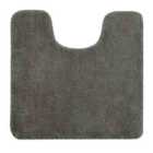 Allure Microfibre Pedestal Mat - Charcoal
