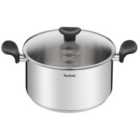 Tefal Primary 24cm Induction Stew Pot - Stainless Steel