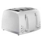 Russell Hobbs Honeycomb 4 Slice Toaster White