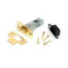 From The Anvil Polished Brass 2½" Tubular Mortice Latch