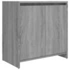 Vidaxl Bathroom Cabinet Grey Sonoma 60X33X61 Cm Engineered Wood